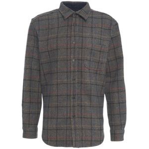 Portuguese Flannel, Heren, Jassen, Grijs, Maat: XL Flanel,