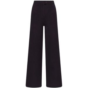 Blugirl, Dames, Broeken, Blauw, Maat: M Wol,