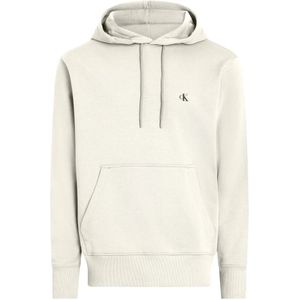 Calvin Klein, Heren, Sweatshirts & Hoodies, Beige, Maat: M Katoen,