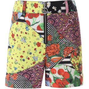 Moschino, Dames, Korte broeken, Veelkleurig, Maat: M Katoen,