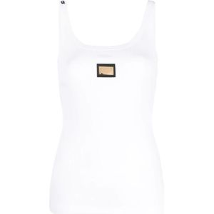 Dolce & Gabbana, Dames, Tops, Wit, Maat: XL