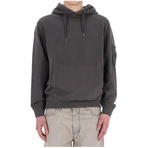 C.p. Company, Heren, Sweatshirts & Hoodies, Grijs, Maat: 2XL Katoen,