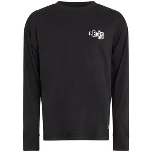 Levi's, Heren, Tops, Zwart, Maat: XL