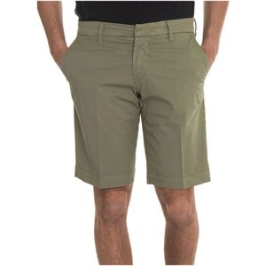 Fay, Heren, Korte broeken, Groen, Maat: W33 Katoen,