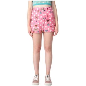 Versace, Dames, Korte broeken, Veelkleurig, Maat: XS Zijde,