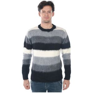 Daniele Alessandrini, Heren, Truien, Zwart, Maat: L Wol,