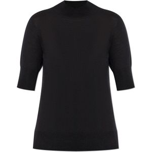 Jil Sander - Top - Zwart - Wol - Kasjmier - Zijde