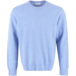 THE (Alphabet), Heren, Truien, Blauw, Maat: L Wol,