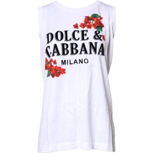 Dolce & Gabbana, Dames, Tops, Wit, Maat: XS Katoen,