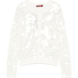 Max Mara Studio, Dames, Truien, Wit, Maat: XS Wol,