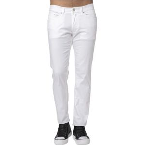 Karl Lagerfeld, Heren, Jeans, Wit, Maat: W36 Katoen,