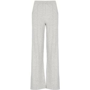 Peserico, Dames, Broeken, Grijs, Maat: M Wol,