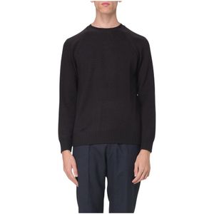 Paolo Pecora, Heren, Truien, Zwart, Maat: L