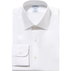 Brooks Brothers, Heren, Overhemden, Wit, Maat: XL Katoen,