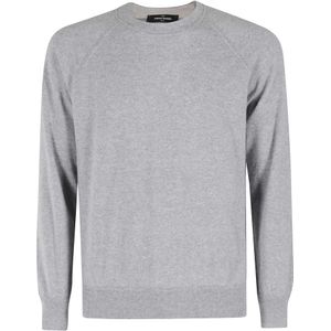 Gran Sasso, Heren, Truien, Grijs, Maat: L Wol,