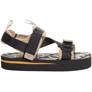 Emporio Armani - X4P113 - Sandalen - Zwart - Textiel/Rubber