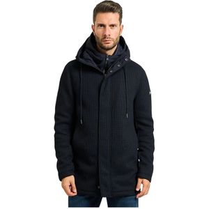 YES Zee, Heren, Mantels, Blauw, Maat: S