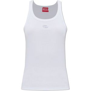 Diesel, Dames, Tops, Wit, Maat: L Katoen,