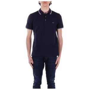 Fay, Heren, Tops, Blauw, Maat: XL Katoen,