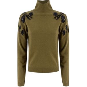 Ermanno Scervino, Dames, Truien, Bruin, Maat: XS Wol,