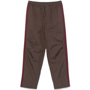 Adidas, Heren, Broeken, Bruin, Maat: XS Nylon,
