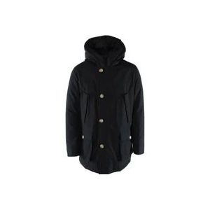 Woolrich Blauwe Artic Parka Jas voor Heren , Blue , Heren , Maat: XL