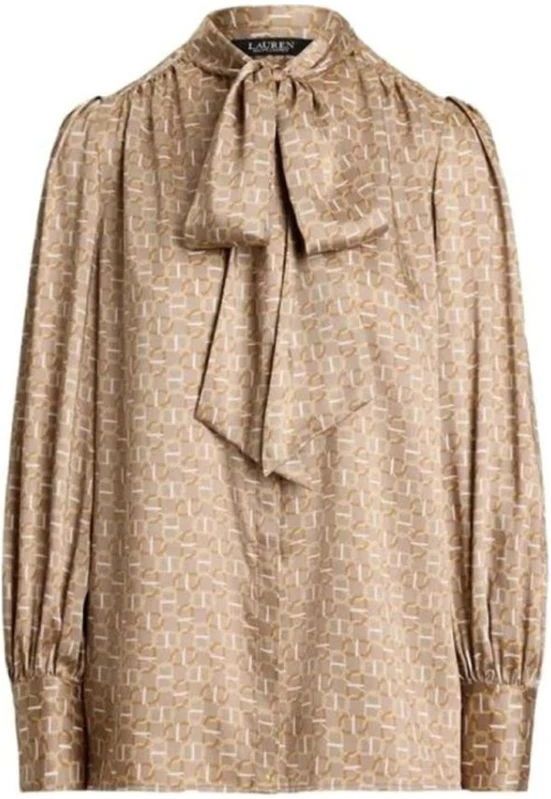 Regular fit blouse met sierstrik, model 'Klaryce'