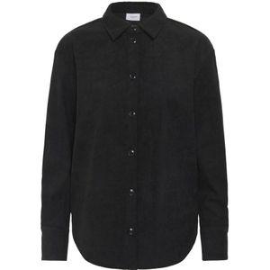 Saint Tropez, Dames, Blouses & Shirts, Zwart, Maat: M