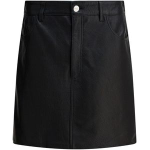 IVY Oak, Dames, Rokken, Zwart, Maat: L Leer,