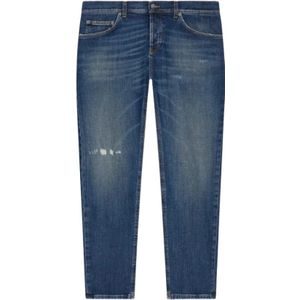 Dondup, Heren, Jeans, Blauw, Maat: W31 Katoen,