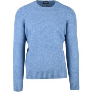 Drumohr, Heren, Truien, Blauw, Maat: M Wol,