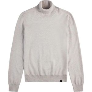 Fay, Heren, Truien, Grijs, Maat: S Wol,