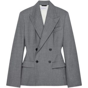 Givenchy, Dames, Jassen, Grijs, Maat: S Wol,