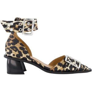 Ganni, Dames, Schoenen, Bruin, Maat: 36 EU