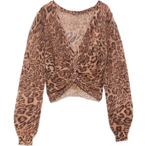 Twinset, Dames, Truien, Bruin, Maat: M Wol,