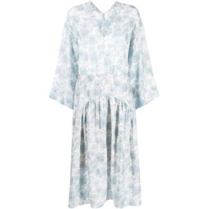 Vince, Dames, Jurken, Wit, Maat: L Viscose,