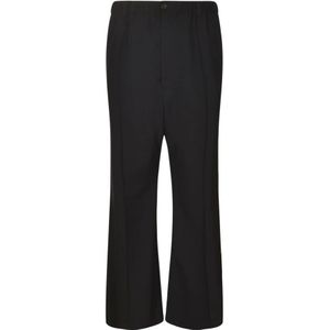 Marni, Heren, Broeken, Zwart, Maat: L Wol,