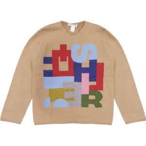 Comme des Garçons, Heren, Truien, Beige, Maat: L Wol,