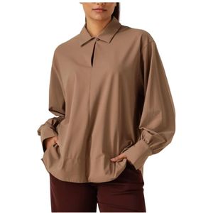 Japan Tky, Dames, Blouses & Shirts, Bruin, Maat: XS Wol,