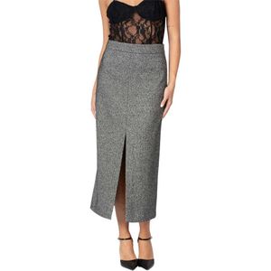 Kocca, Dames, Rokken, Grijs, Maat: 2XS Leer,