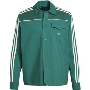 Adidas, Heren, Jassen, Groen, Maat: S Katoen,