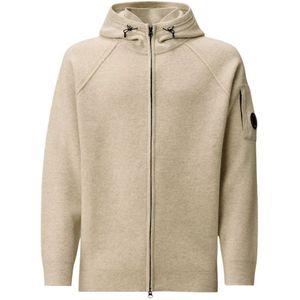 C.p. Company - Gebreide Hoodie - Beige