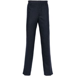 J.Lindeberg, Heren, Broeken, Blauw, Maat: M Flanel,