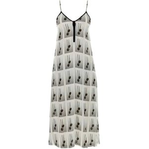 Palm Angels, Dames, Jurken, Veelkleurig, Maat: XS Viscose,