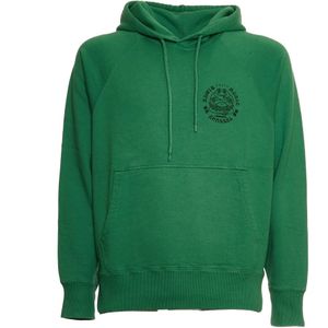 Edwin, Heren, Sweatshirts & Hoodies, Groen, Maat: S Katoen,