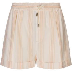 Chloé, Dames, Korte broeken, Roze, Maat: S Katoen,