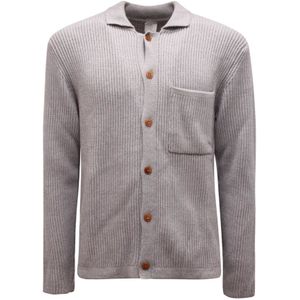 Eleventy, Heren, Truien, Grijs, Maat: M Wol,