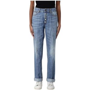 Dondup, Dames, Jeans, Blauw, Maat: W30 Katoen,