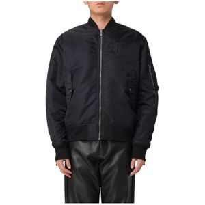 Just Cavalli, Heren, Jassen, Zwart, Maat: L Polyamide,