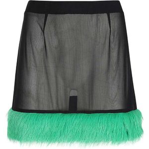 Heron Preston, Dames, Rokken, Zwart, Maat: S Polyamide,